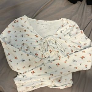 aeropostale cropped long sleeve